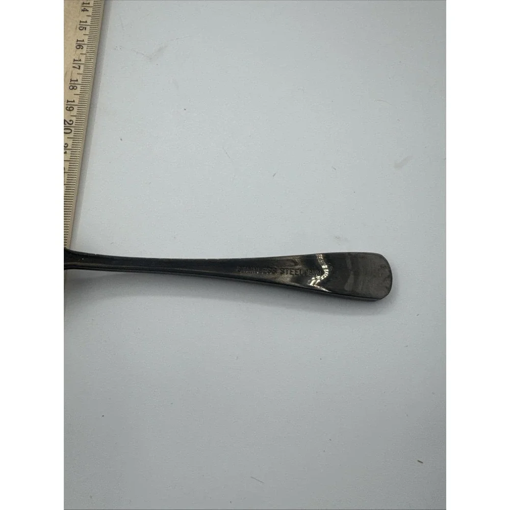 Black Satin Flatware Stainless Steel Spoon Fork Knives‎ 14 Pieces